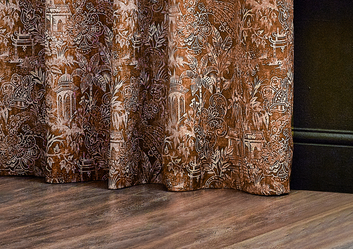 Bengal Eyelet, Amber - Ready Made Curtains - Image 6